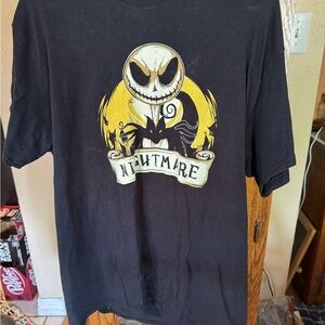 Gildan Black Graphic T-Shirt with Yellow Design